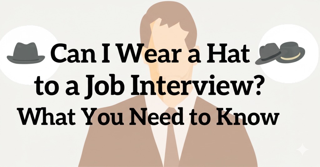 can i wear a hat to a job interview