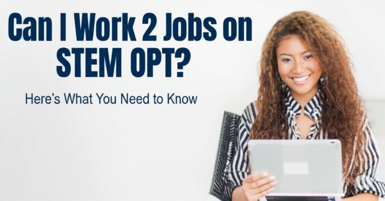 can i work 2 jobs on stem opt