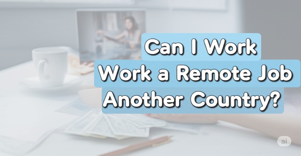 can i work a remote job from another country