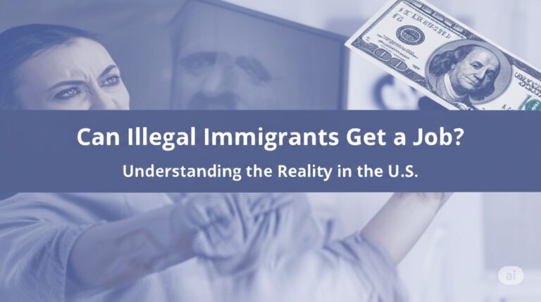 can illegal immigrants get a job