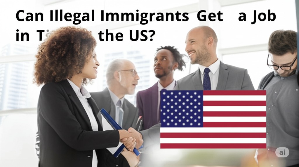 can illegal immigrants get a job in the us